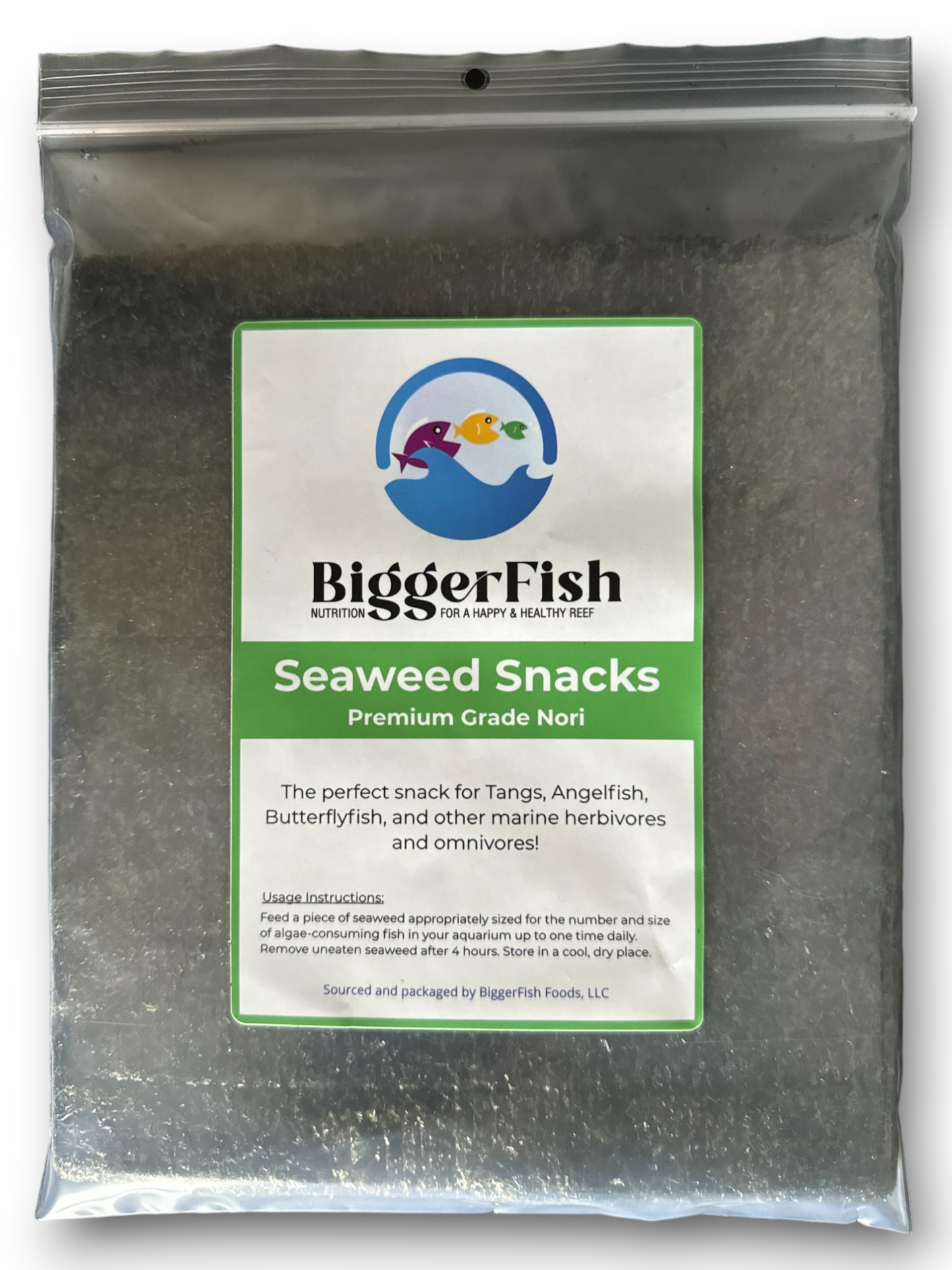 BiggerFish Seaweed Snacks - 50 Full Sheets