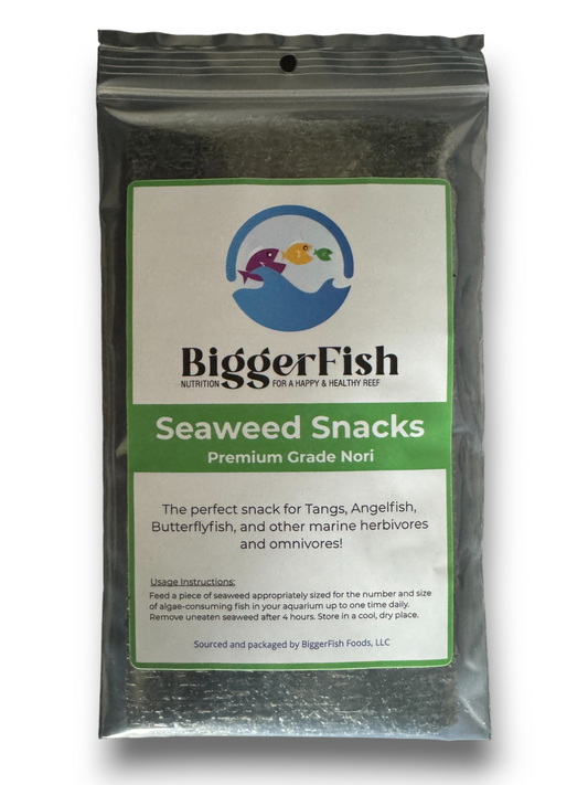 BiggerFish Seaweed Snacks - 20 Half Sheets